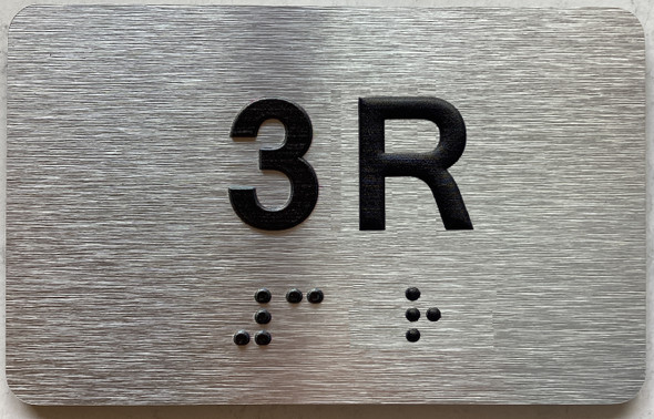 APT# 3R SILVER Sign