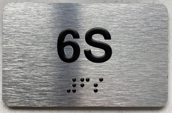APT# 6S SILVER Sign