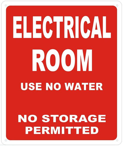 ELECTRICAL ROOM  USE NO WATER NO STORAGE PERMITTED