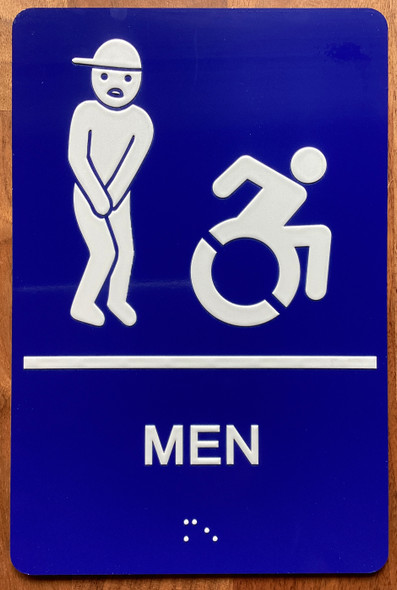 Men Accessible Sign