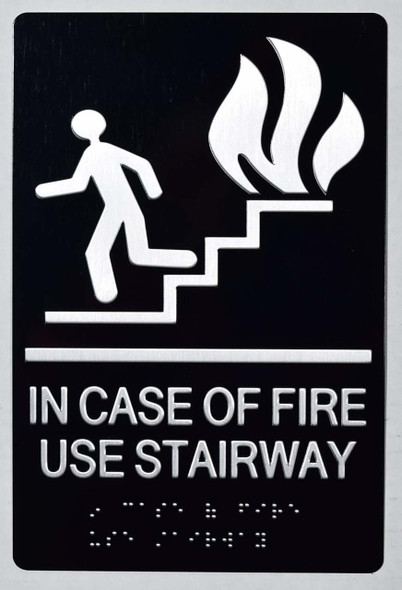 in CASE of FIRE USE Stairway- in CASE of FIRE USE Stairway-