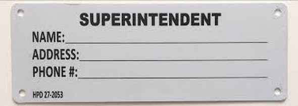 Superintendent Notice Superintendent Notice