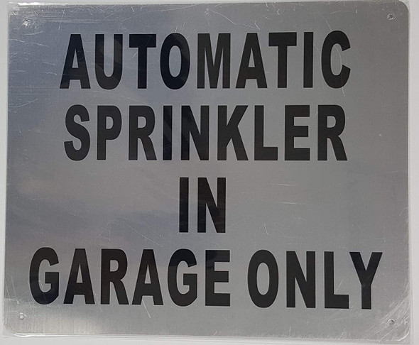 AUOTMATIC Sprinkler in Garage ONLY AUOTMATIC Sprinkler in Garage ONLY