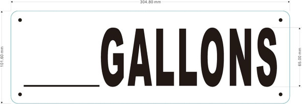 ___ Gallons ___ Gallons