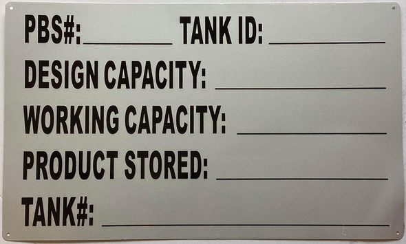 PBS# tank ID tank data Information PBS# tank ID tank data Information