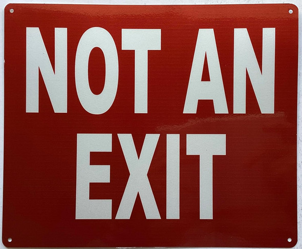 NOT AN EXIT NOT AN EXIT