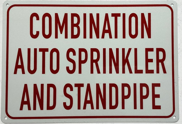 Combination auto sprinkler and standpipe Combination auto sprinkler and standpipe