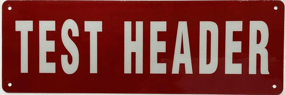 TEST HEADER TEST HEADER