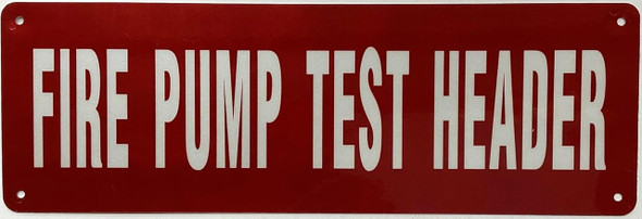 Fire pump test header Fire pump test header