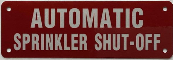 Automatic sprinkler shut-off Automatic sprinkler shut-off