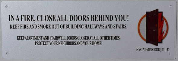 in A FIRE, Close All Doors Behind You in A FIRE, Close All Doors Behind You