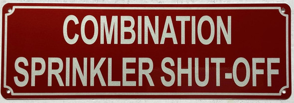 COMBINATION SPRINKLER SHUT OFF COMBINATION SPRINKLER SHUT OFF