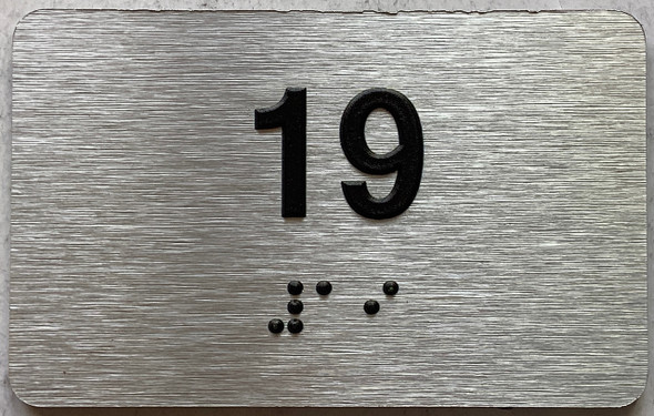 ADA APARTMENT NUMBER 19 SIGN