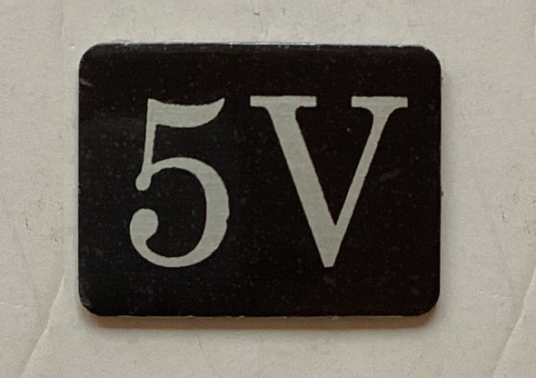 5V Floor Mailbox Number