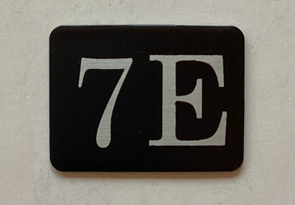 7E Floor Mailbox Number
