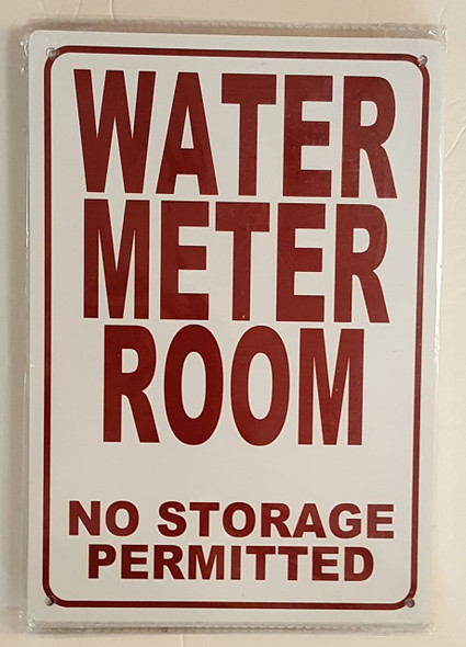WATER METER ROOM- NO STORAGE PERMITTED WATER METER ROOM- NO STORAGE PERMITTED