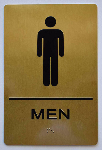 ADA MEN RESTROOM SIGN ADA MEN RESTROOM SIGN