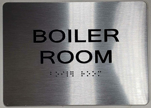 ADA BOILER ROOM SIGN ADA BOILER ROOM SIGN
