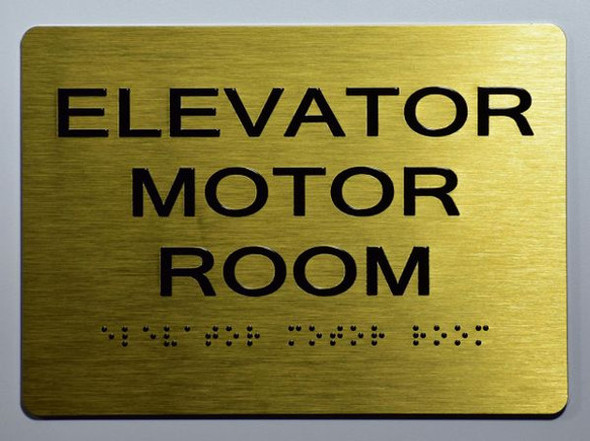 ADA ELEVATOR MOTOR ROOM SIGN ADA ELEVATOR MOTOR ROOM SIGN