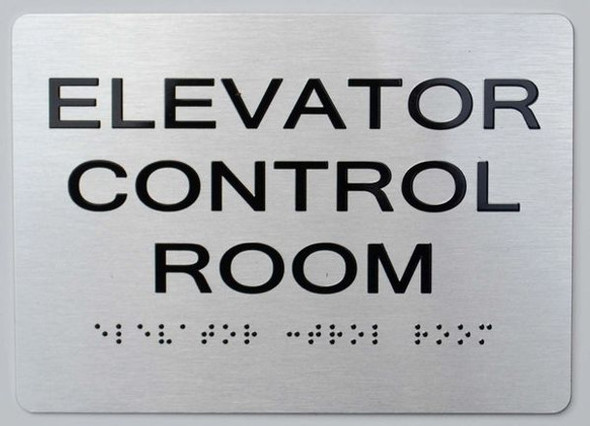 ADA ELEVATOR CONTROL ROOM SIGN ADA ELEVATOR CONTROL ROOM SIGN