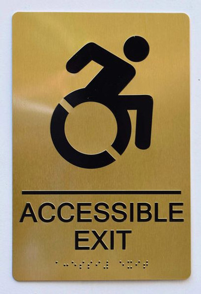 ADA ACCESSIBLE EXIT SIGN ADA ACCESSIBLE EXIT SIGN