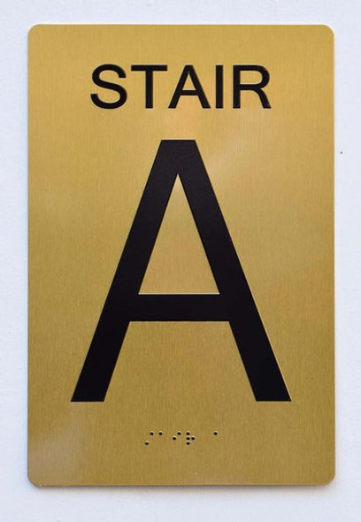 ADA STAIR A SIGN