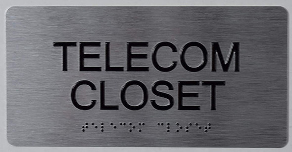 ADA TELECOM CLOSET SIGN ADA TELECOM CLOSET SIGN