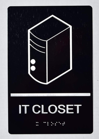 ADA IT CLOSET SIGN ADA IT CLOSET SIGN