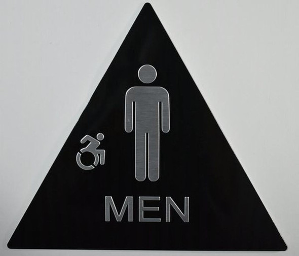 ADA CA MEN RESTROOM ACCESSIBLE SIGN ADA CA MEN RESTROOM ACCESSIBLE SIGN