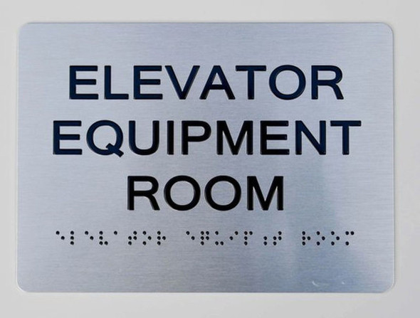 ADA ELEVATOR EQUIPMENT ROOM SIGN