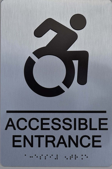 ADA NYC ACCESSIBLE ENTRANCE SIGN ADA NYC ACCESSIBLE ENTRANCE SIGN