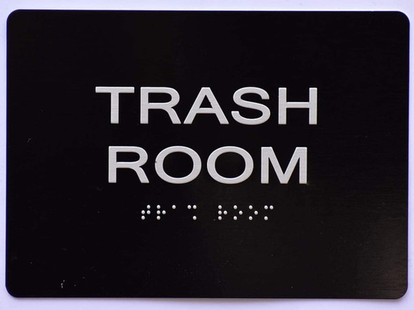 ADA TRASH ROOM SIGN ADA TRASH ROOM SIGN