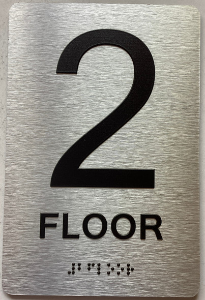 ADA 2 FLOOR SIGN ADA 2 FLOOR SIGN