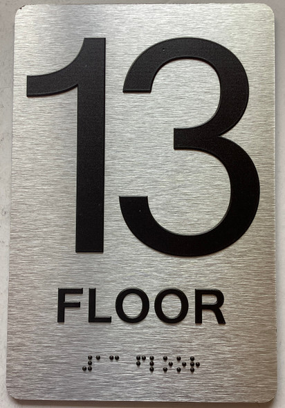 ADA 13 FLOOR SIGN ADA 13 FLOOR SIGN