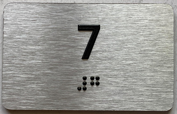 ADA APARTMENT NUMBER - UNIT NUMBER SIGN