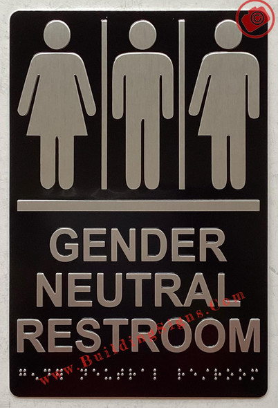 ADA GENDER NEUTRAL RESTROOM SIGN ADA GENDER NEUTRAL RESTROOM SIGN