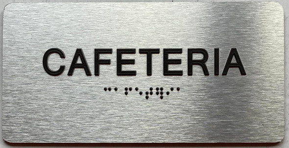 ADA CAFETERIA SIGN ADA CAFETERIA SIGN