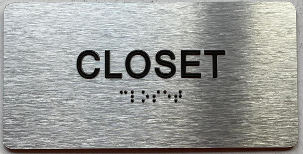 ADA CLOSET SIGN ADA CLOSET SIGN