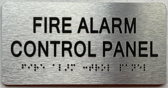 ADA FIRE ALARM CONTROL PANEL SIGN ADA FIRE ALARM CONTROL PANEL SIGN