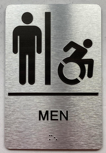 ADA RESTROOM / UNISEX COMPLIANT WITH RAISED SIGN ADA RESTROOM / UNISEX COMPLIANT WITH RAISED SIGN