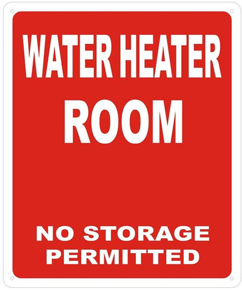 WATER HEATER ROOM  RED WATER HEATER ROOM  RED