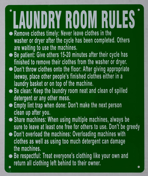 Laundry Room Rules Laundry Room Rules