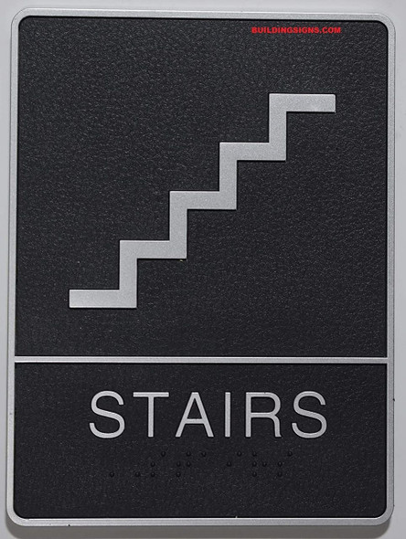 Stair-Braille with Raised Tactile Graphics and Letters Stair-Braille with Raised Tactile Graphics and Letters