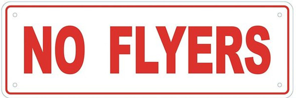 NO FLYERS NO FLYERS