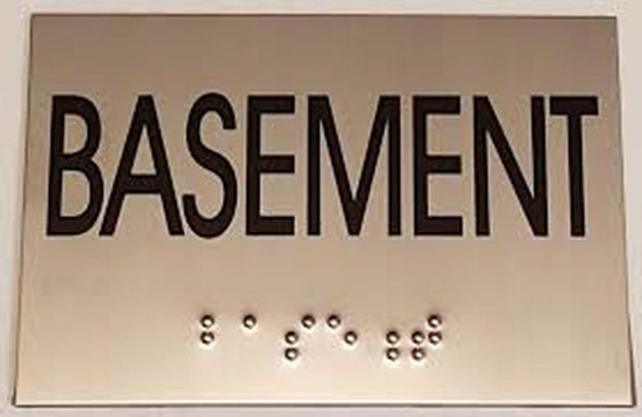 BASEMENT-Tactile BRAILLE-STAINLESS STEEL