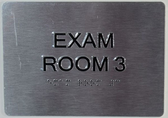 EXAM Room 3 with Tactile Text and Braille