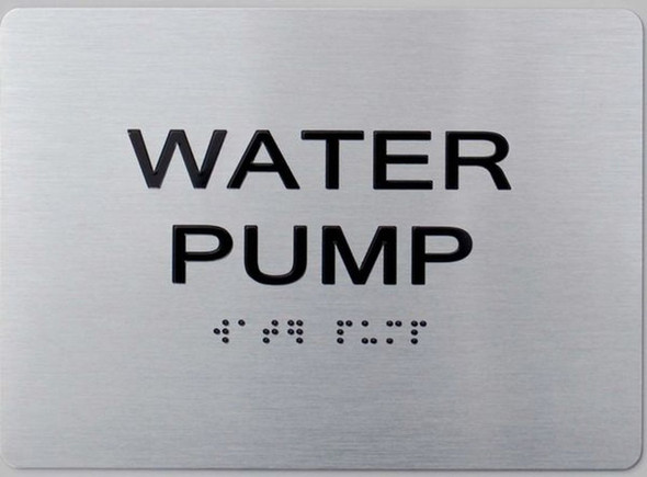 Water Pump-Tactile Braille with Raised Tactile Graphics and Letters Water Pump-Tactile Braille with Raised Tactile Graphics and Letters