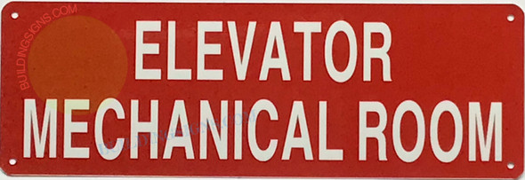 ELEVATOR MECHANICAL ROOM ELEVATOR MECHANICAL ROOM