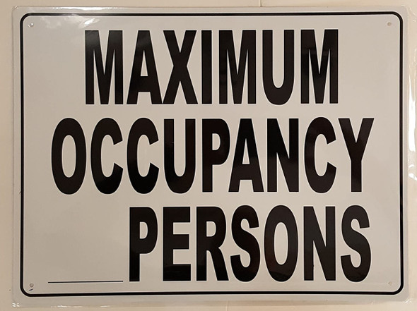 Maximum Occupancy Persons