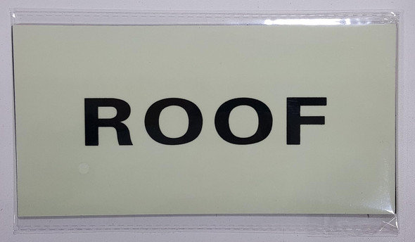 ROOF Sign HEAVY DUTY / GLOW IN THE DARK "ROOF" SIGN HEAVY DUTY ROOF Sign HEAVY DUTY / GLOW IN THE DARK "ROOF" SIGN HEAVY DUTY